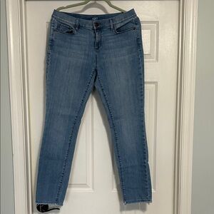 LOFT Light Blue Ankle Skinny Jeans